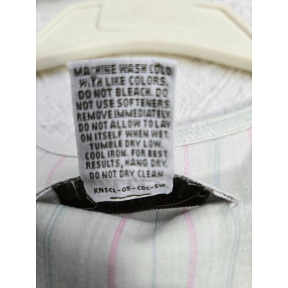 Karen Neuburger M Sleeveless Floral Print Nightgown 55% Cotton 45% Polyester Lig - Picture 4 of 4